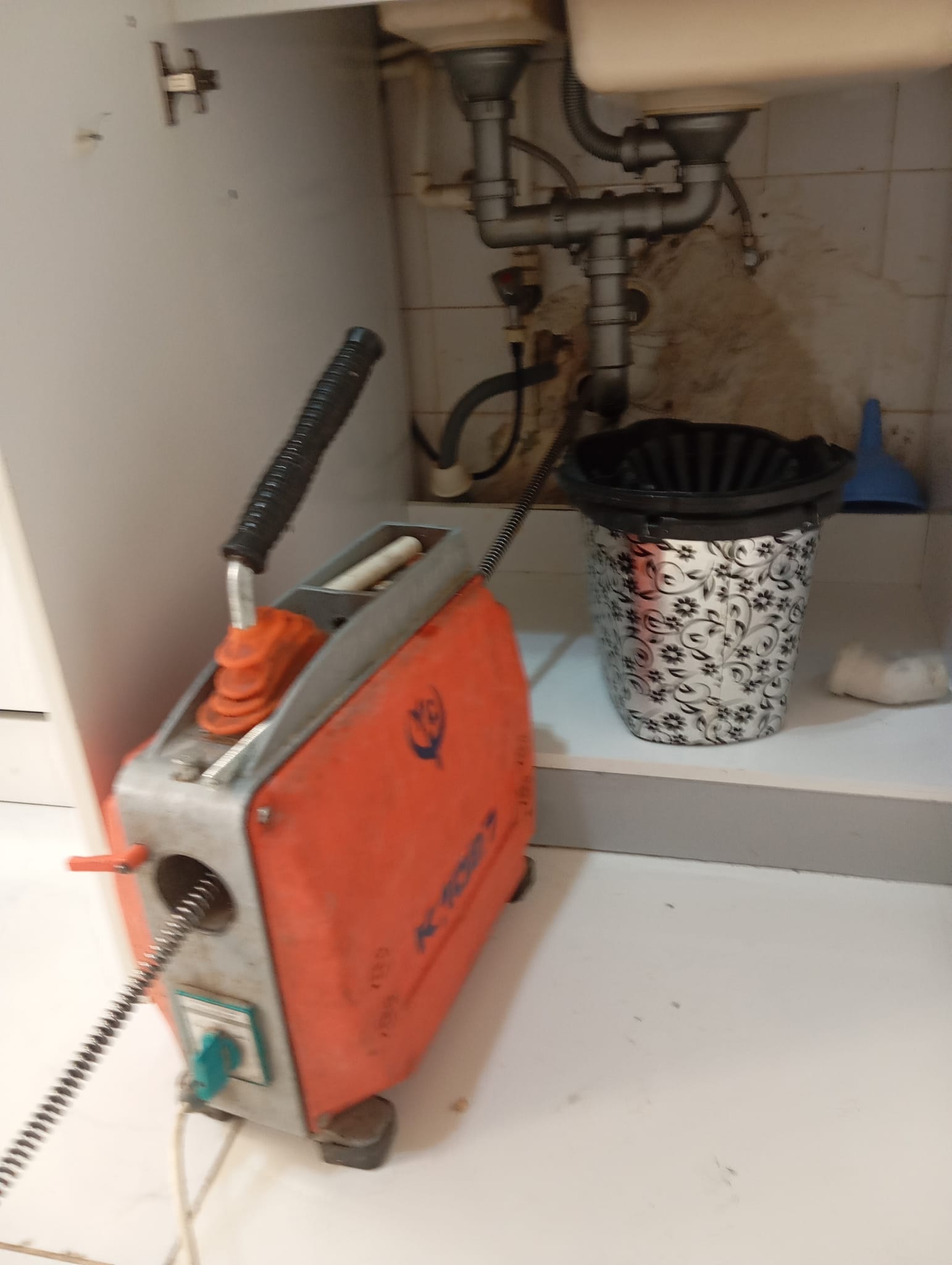 Banyo hattında kameralı gider açma